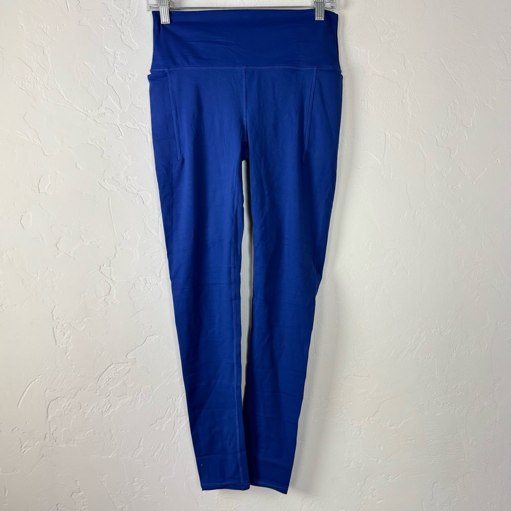 Prana Leggings‎ Luxara Pocket Rich Sapphire Solid Blue Cobalt Yoga Workout Knit